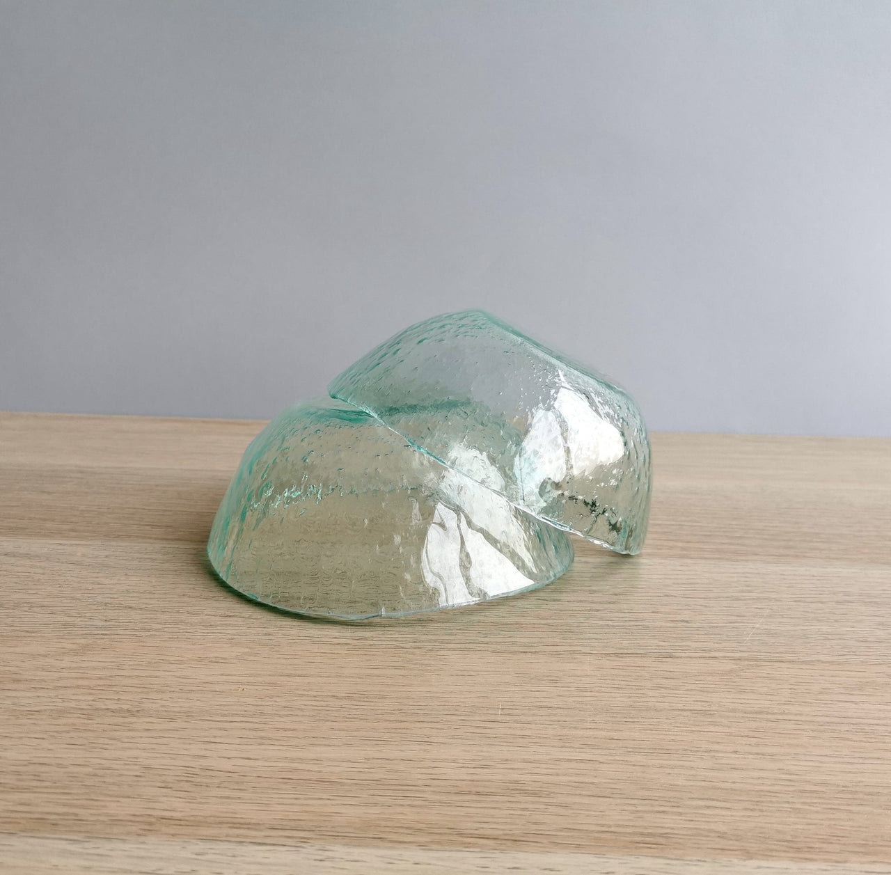 Vanilla Minimalist Clear Glass Bowl. Transparent Glass Cereal Bowl - 5 15/16" (15cm.)