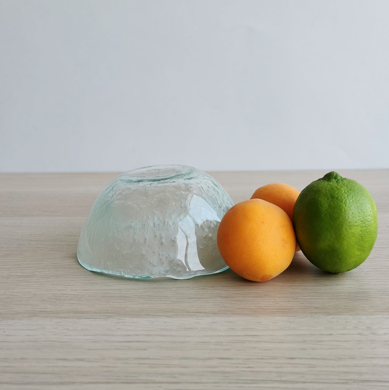 Vanilla Minimalist Clear Glass Bowl. Small Transparent Glass Ice-Cream Bowl - 4 15/16" (12,5cm.)